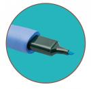Griffverdicker, blau, 16 mm, Pack à 6 Stück