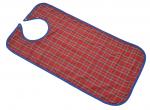 Lätzchen rot-kariert 45 x 90cm Essschürze Esslatz Kleiderschutz