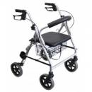 Rollator LR 53 Leichtgewichtrollator silber Gehwagen faltbar TM