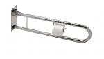 Sicherheits-Stützklappgriff mit Toilettenpapierhalter 85 cm Stützklappgriff Haltegriff