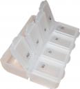 Tablettendose 7+1 transparent Pillendose Medikamentenbox Dosierer