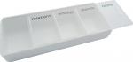 Tablettendose groß 4-Fächer Pillenbox Tablettenbox Dosierer