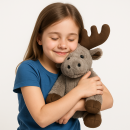 Warmies Elch Kuscheltier – Mikrowellen Wärmetier Lavendel Hirsekorn 24cm