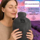 Warmies Premium Wärmekissen Bottle – Wärmflasche Ersatz mit Lavendelduft SCHWARZ
